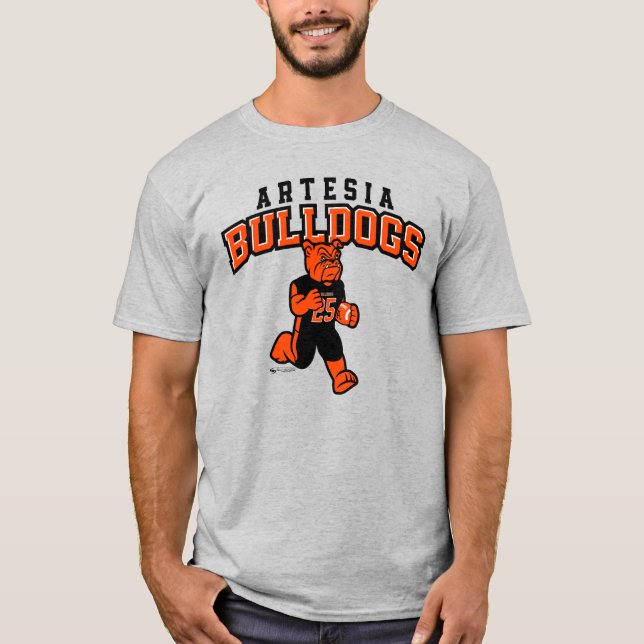 Artesia Bulldogs Touchdown T-Shirt (Front)