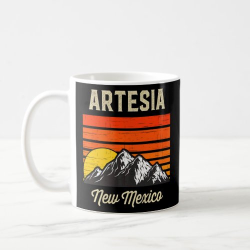 Artesia New Mexico Retro City State Vintage Usa  Coffee Mug