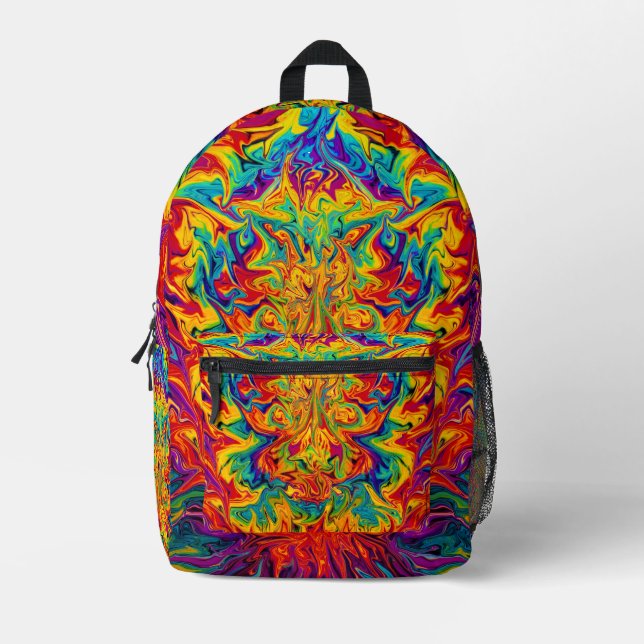 ARTFLOWS COLORS PRINTED BACKPACK (Front)