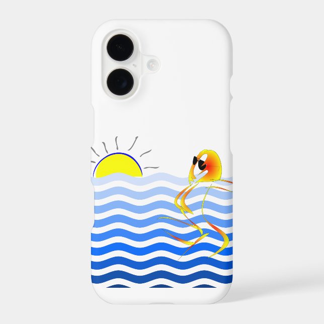 Artful Beach Phone Case (Back)
