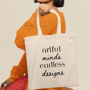 Artful Minds Endless Designs Cool Artist Gift Tote Bag