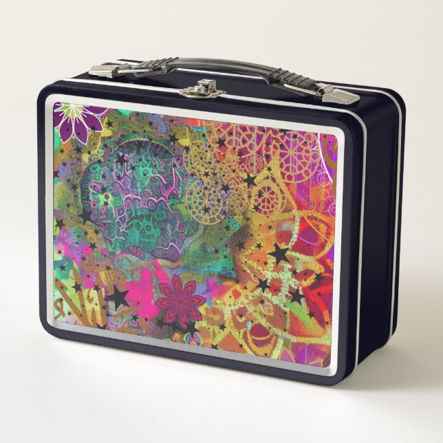 Artful Muslim Metal Lunch Box (Front)