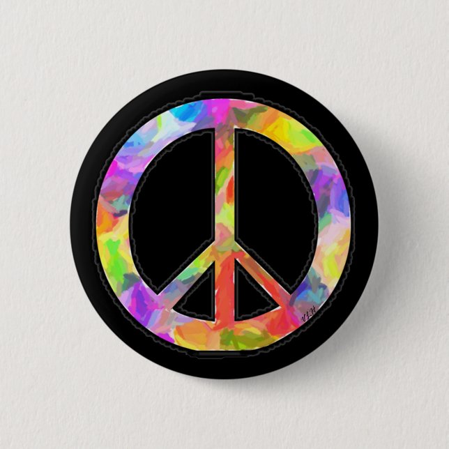 Artful Peace Button (Front)