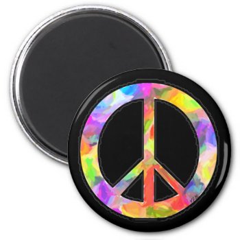 Artful Peace Magnet by Victoreeah at Zazzle