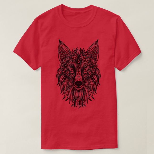 Artful Tribal Fo Head 264  T-Shirt (Design Front)