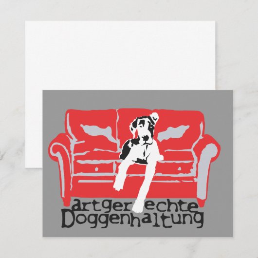 Artgerechte Doggenhaltung (Front/Back)