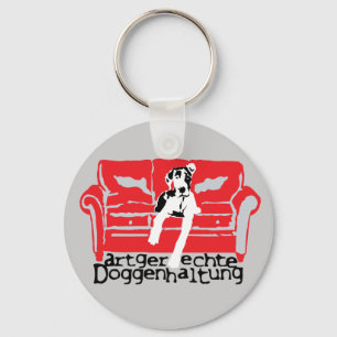 Artgerechte Doggenhaltung Keychain