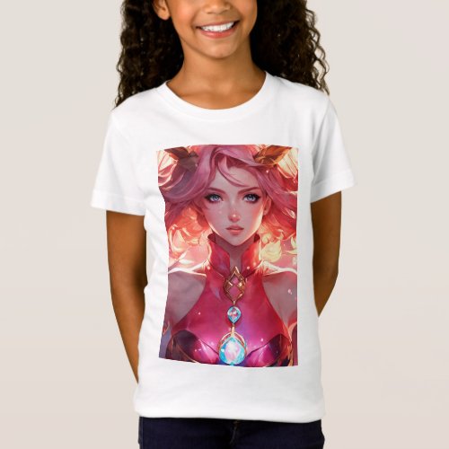 Artgerms magical girl anime T _ shirt T_Shirt