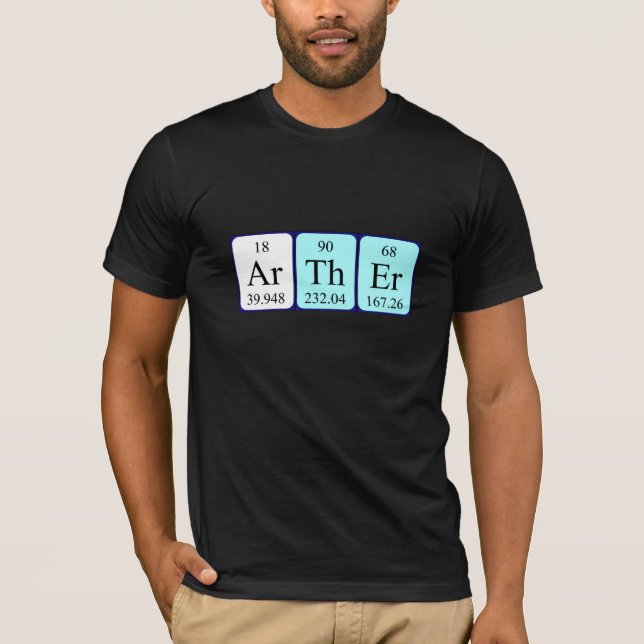Arther periodic table name shirt (Front)