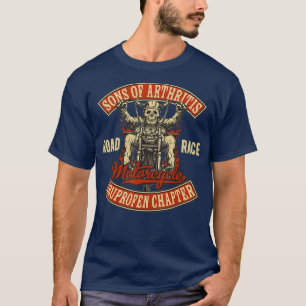 Arthritis Biker Motorcycle gang T-Shirt