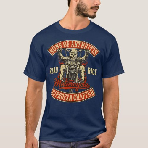 Arthritis Biker Motorcycle gang T_Shirt