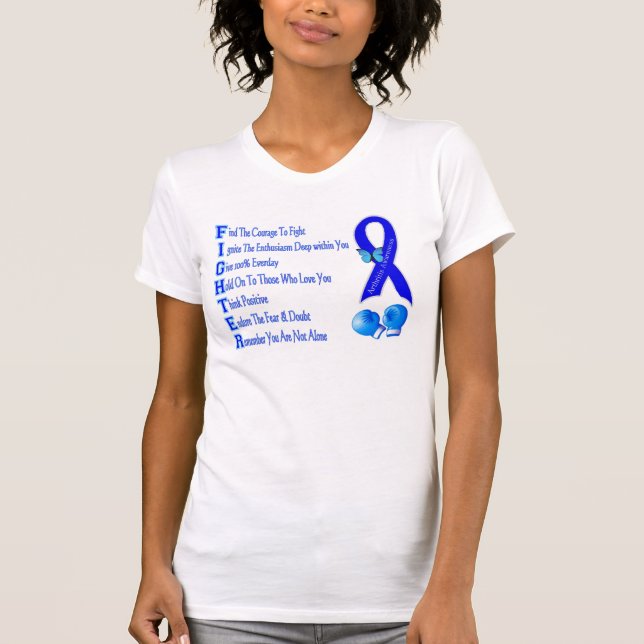 Arthritis Fighter Ribbon Awareness Shirt Hoodie (Front)