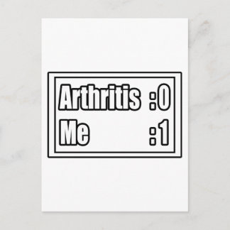 Arthritis Scoreboard Postcard