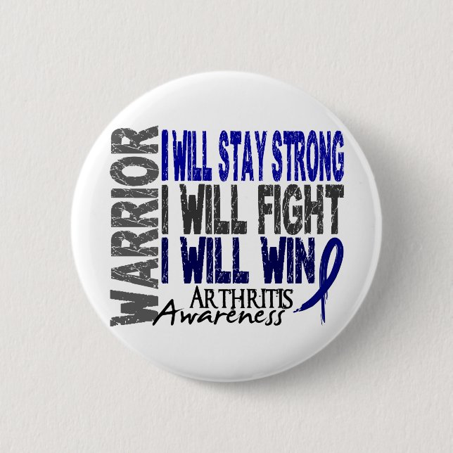 Arthritis Warrior Button (Front)