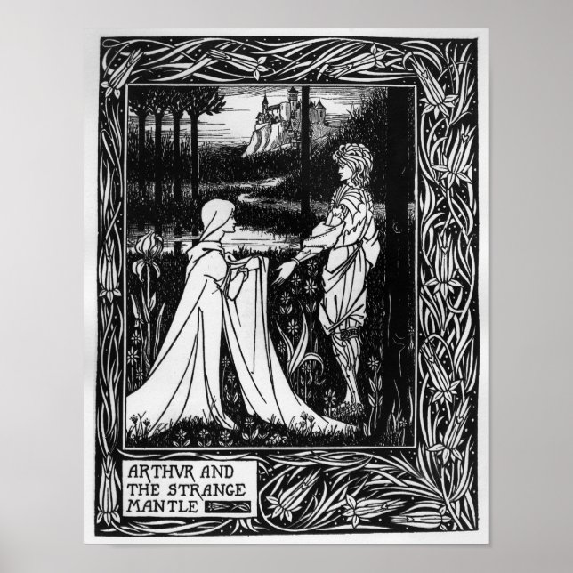 Arthur and the strange mantle poster (Front)