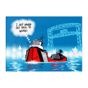 Arthur Anderson back to work Acrylic Print