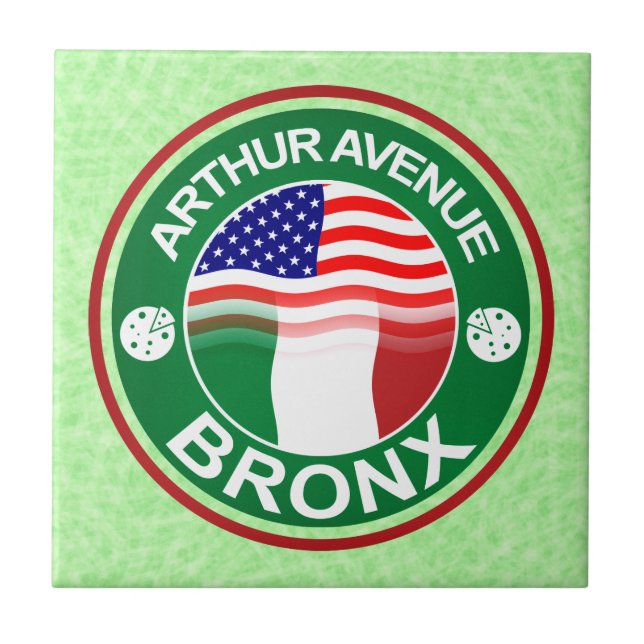 Arthur Ave Bronx Italian American Tile (Front)