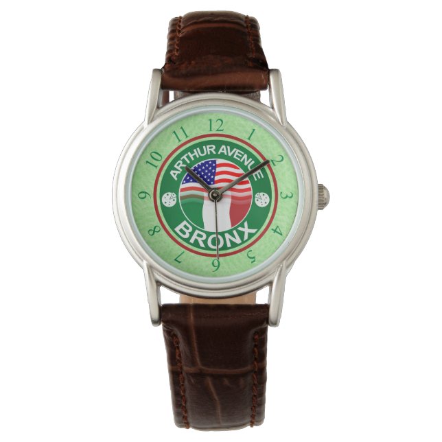 Arthur Ave Bronx Italian American Watch (Front)