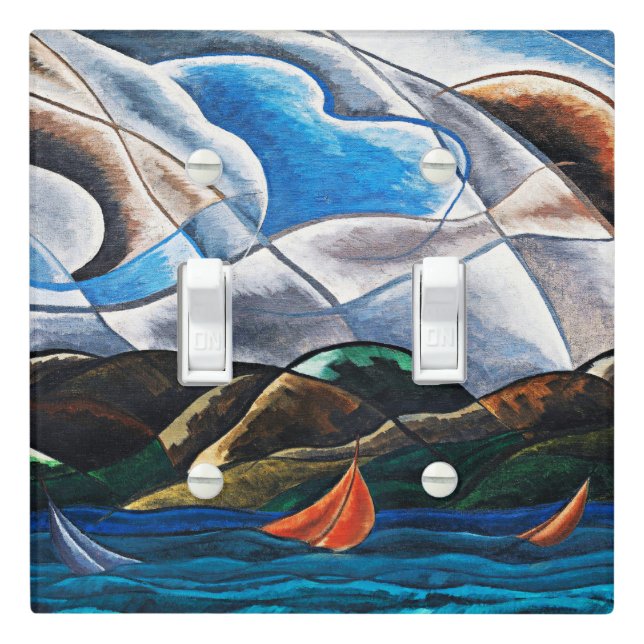 Arthur Dove, Clouds and Water Light Switch Cover (In Situ)