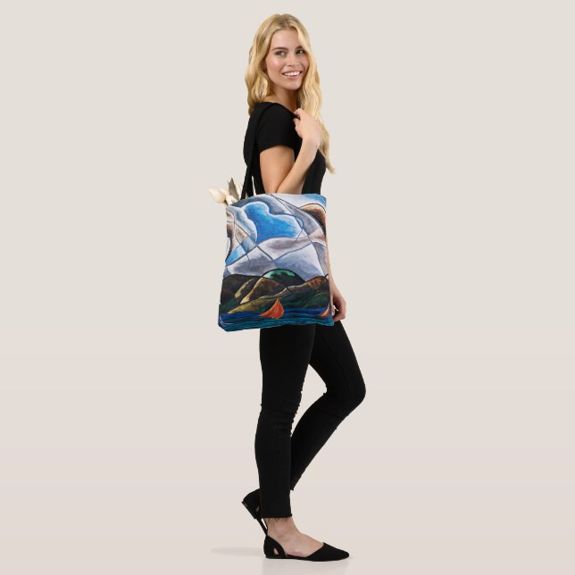 Arthur Dove, Clouds and Water Tote Bag (On Model)