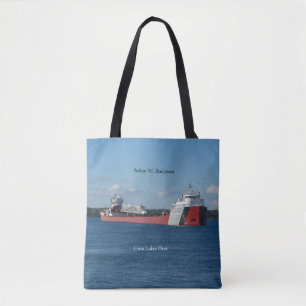 Arthur M. Anderson all over tote bag