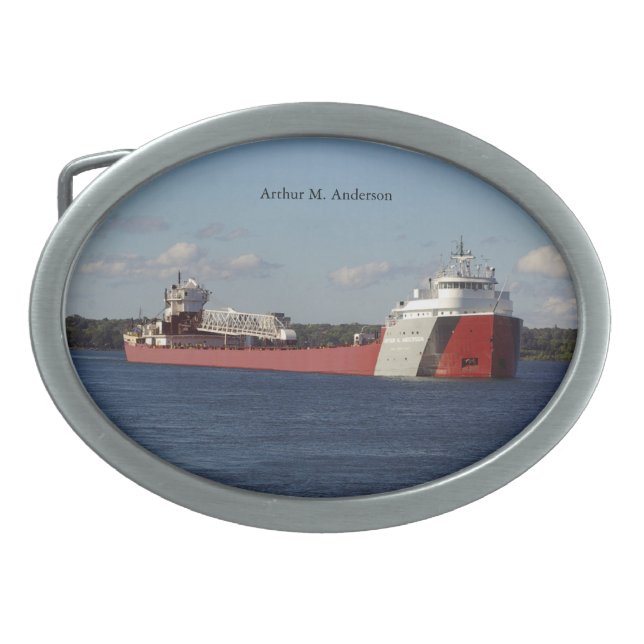 Arthur M. Anderson belt buckle (Front)