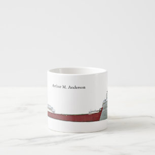 Arthur M. Anderson cutout espresso mug
