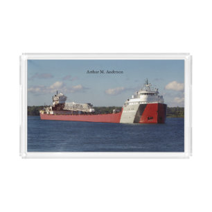 Arthur M. Anderson plastic tray