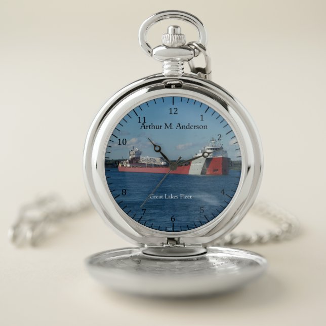 Arthur M. Anderson pocket watch (Inside)