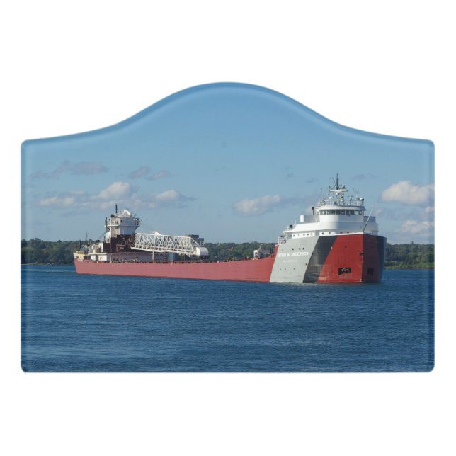 Arthur M. Anderson sign (Small Crest Front)