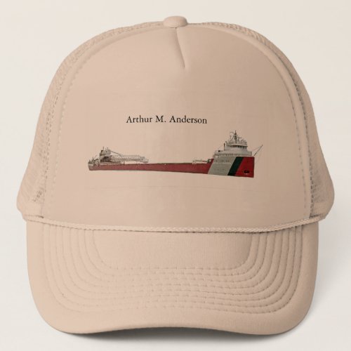 Arthur M Anderson trucker hat