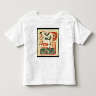 Arthur meets the giant roasting a pig on a toddler t-shirt