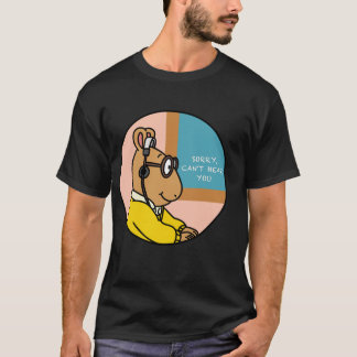 Arthur Meme Arthur Headphones Meme T-Shirt