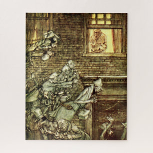 Arthur Rackham - A Christmas Carol - Ghosts Jigsaw Puzzle
