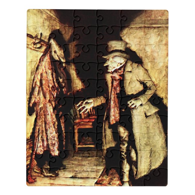 Arthur Rackham - A Christmas Carol - Grumpy Jigsaw Puzzle (Puzzle Vertical)