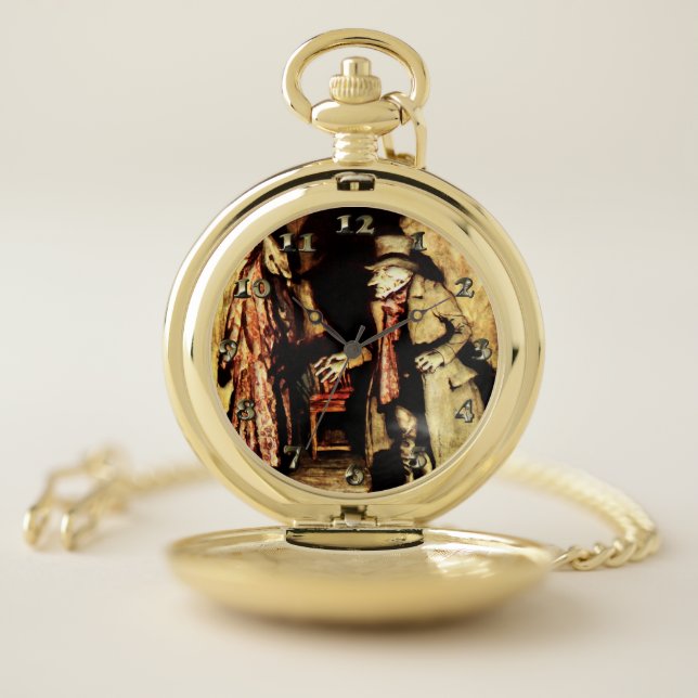 Arthur Rackham - A Christmas Carol - Grumpy Pocket Watch (Inside)