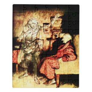Arthur Rackham - A Christmas Carol - Scrooge Jigsaw Puzzle