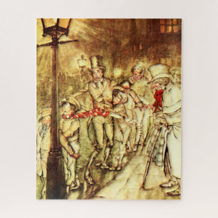 Arthur Rackham - A Christmas Carol - Street Jigsaw Puzzle