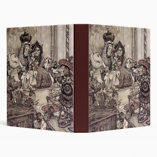 Arthur Rackham Alice In Wonderland 3 Ring Binder