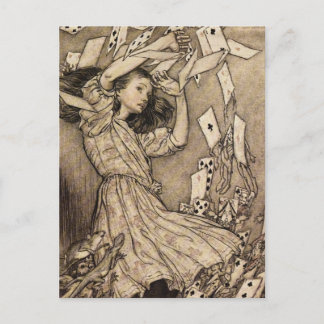 Arthur Rackham Alice In Wonderland Postcard