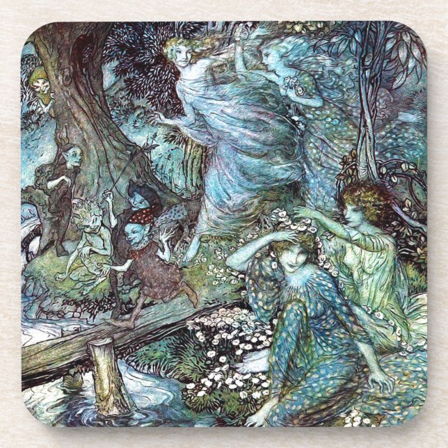 Arthur rackham beverage coaster (Front)