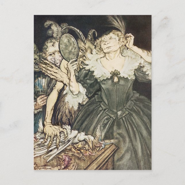 Arthur Rackham | Comus by John Milton: "And they,  Postcard (Front)