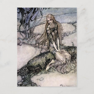 Arthur Rackham Fairy Art from “Undine” Postcard