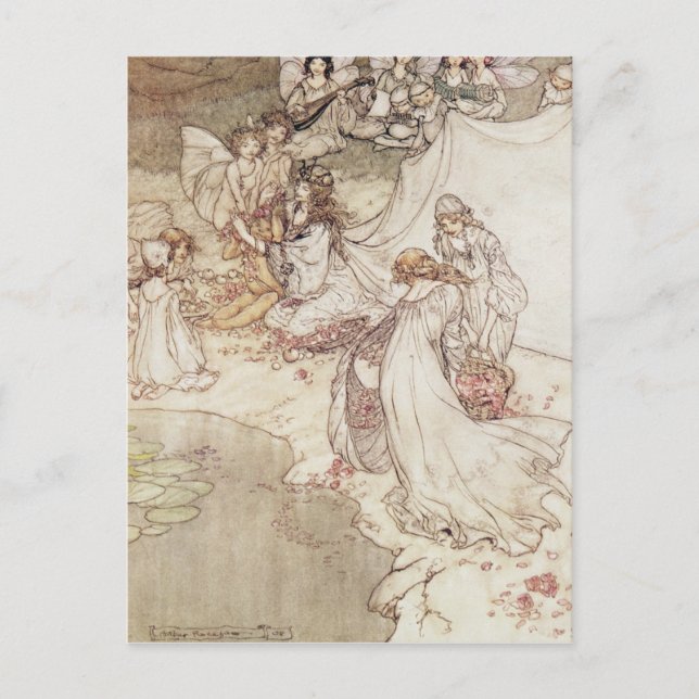 Arthur Rackham | Illustration for a Fairy Tale, Fa Postcard (Front)