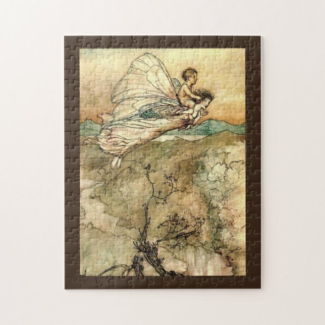 Arthur Rackham Illustration Midsummer Nights Dream Jigsaw Puzzle (Vertical)