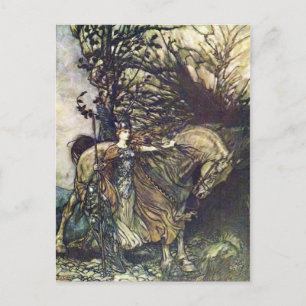 Arthur Rackham Illustration Vintage Postcard