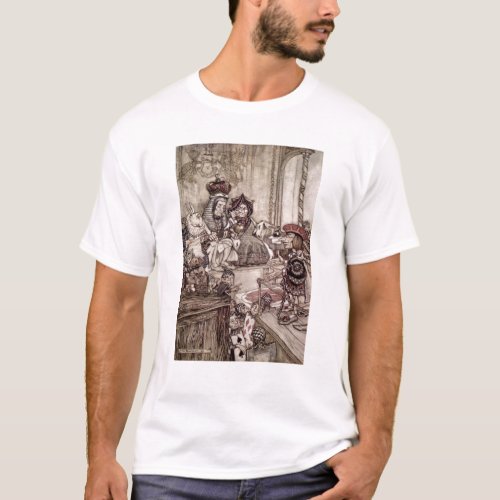 Arthur Rackham  Knave before the King and Queen o T_Shirt