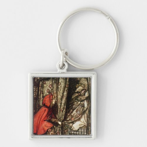 Arthur Rackham  Little Red Riding Hood Keychain