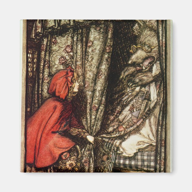 Arthur Rackham | Little Red Riding Hood Magnet (Front)