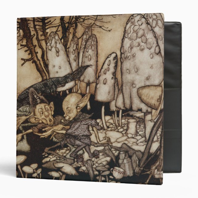 Arthur Rackham | Peter Pan in Kensington Gardens 3 Ring Binder (Front/Inside)